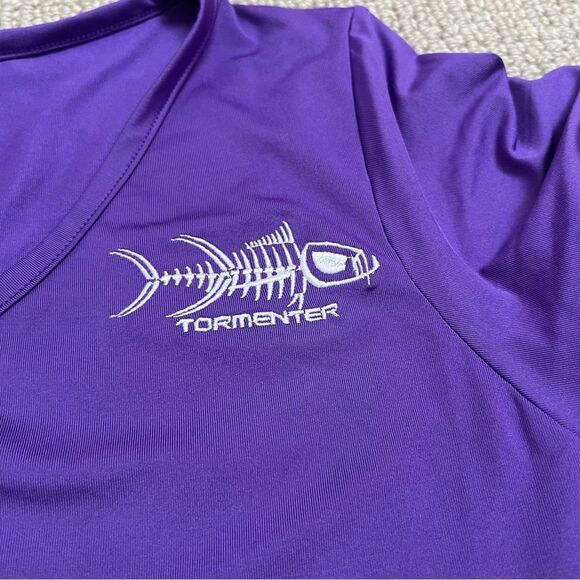 Tormenter Spandex Blend SPF 50 Short Sleeve Rash Guard - M - Picture 3 of 9